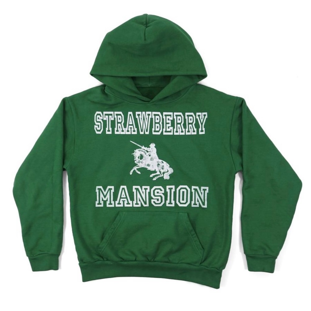 Strawberry Mansion Green Hoodie